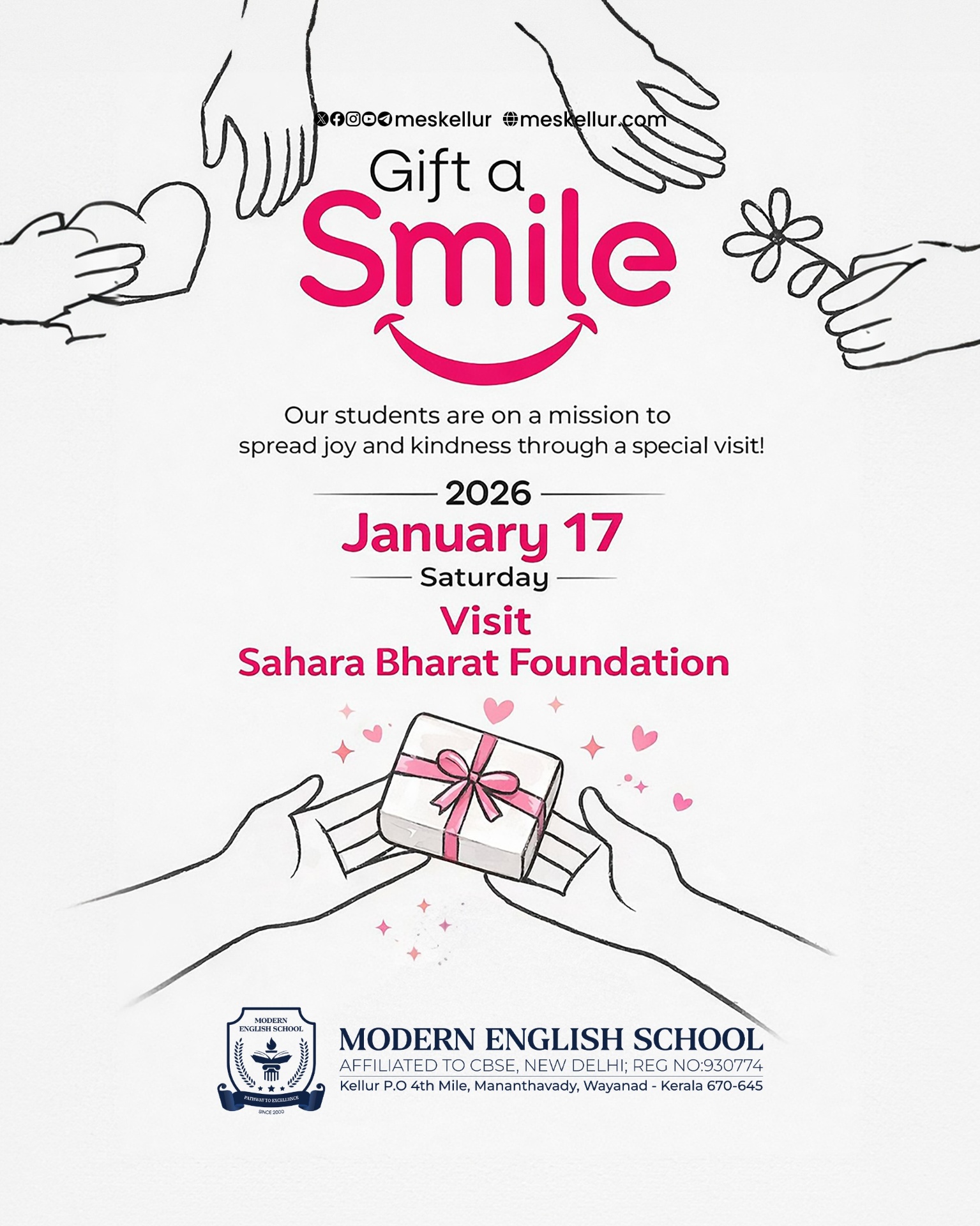 Gift a Smile — Visit to Sahara Bharat Foundation